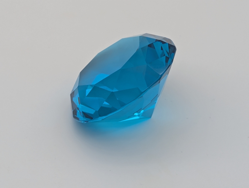 Kristallglasdiamant petrol, D150mm